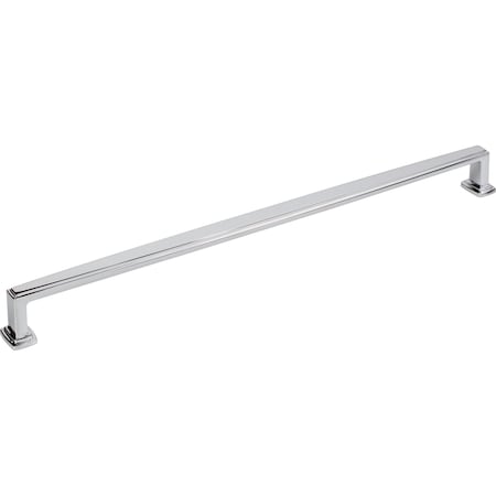 Jeffrey Alexander 305 mm CentertoCenter Polished Chrome Richard Cabinet Pull, PR 171-305PC